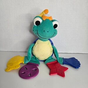 Kids II Baby Einstein Neptune Turtle Plush Teether Baby Toy Lovey Sensory